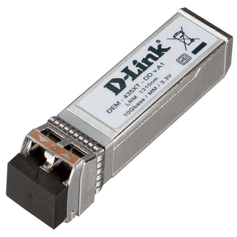 DEM-435XT-DD D-Link Compatible Transceiver SFP+ 10GBase-LRM (1310nm, MMF/SMF, 220m, LC, DOM)
