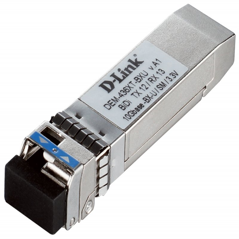DEM-436XT-BXU D-Link Compatible Transceiver SFP+ 10GBase-BX-U (Tx1270nm/Rx1330nm, SMF, 10km, LC, DOM, Ind Temp)