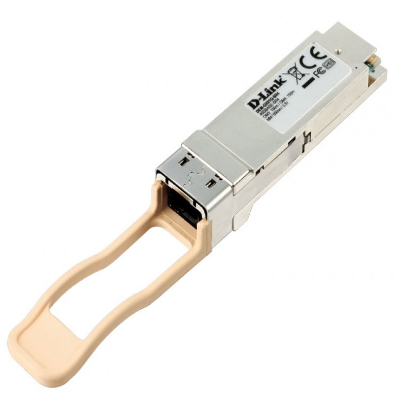 DEM-QX01Q-SR4 D-Link Compatible Transceiver QSFP+ 40GBase-SR4 (850nm, MMF, 150m, MPO, DOM)