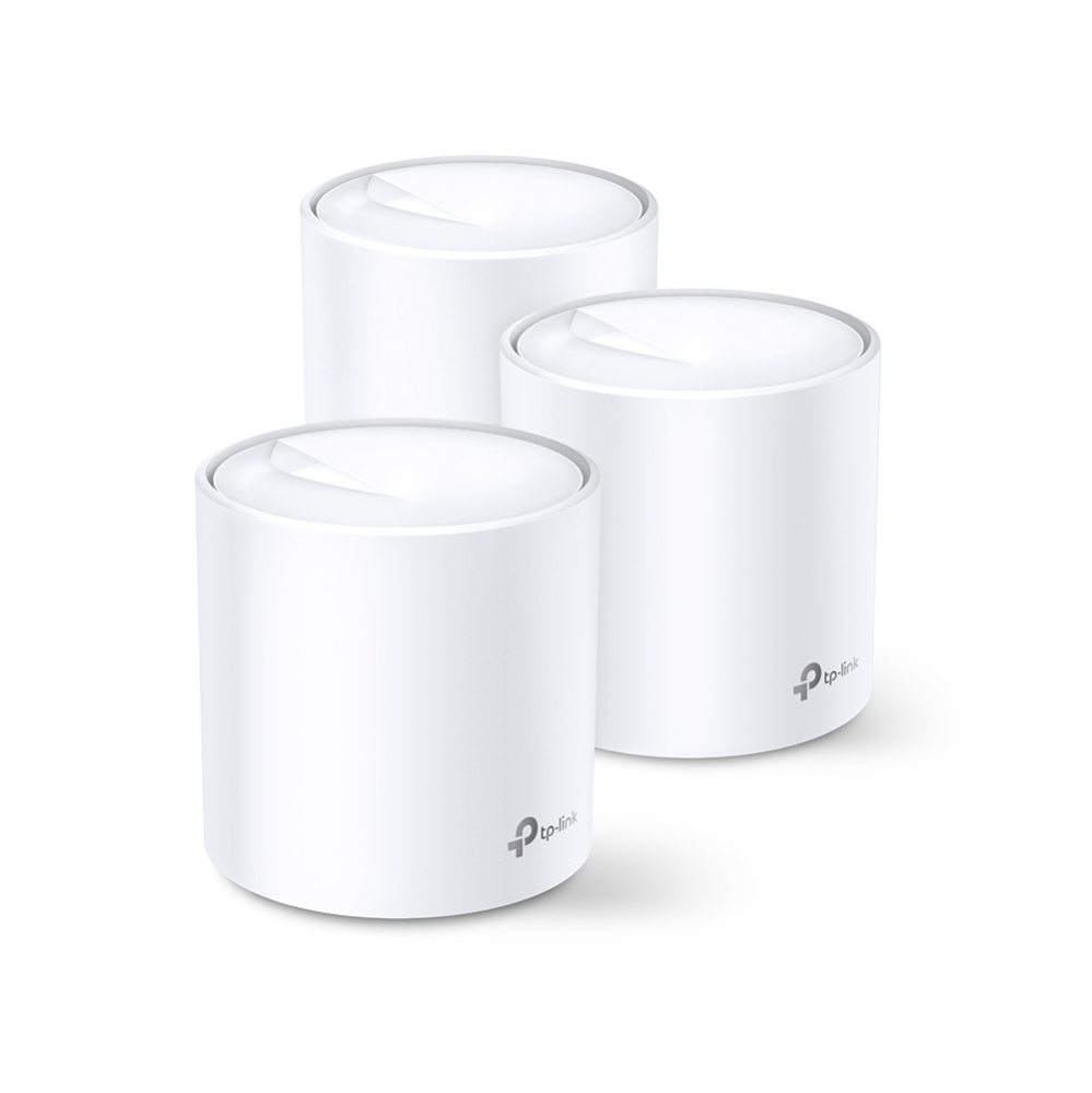 TP-Link Deco X60 - Wi-Fi System - (3 Routers) 1GbE - Wi-Fi 6 - Dual Band DECO X60(3-PACK) - C2000
