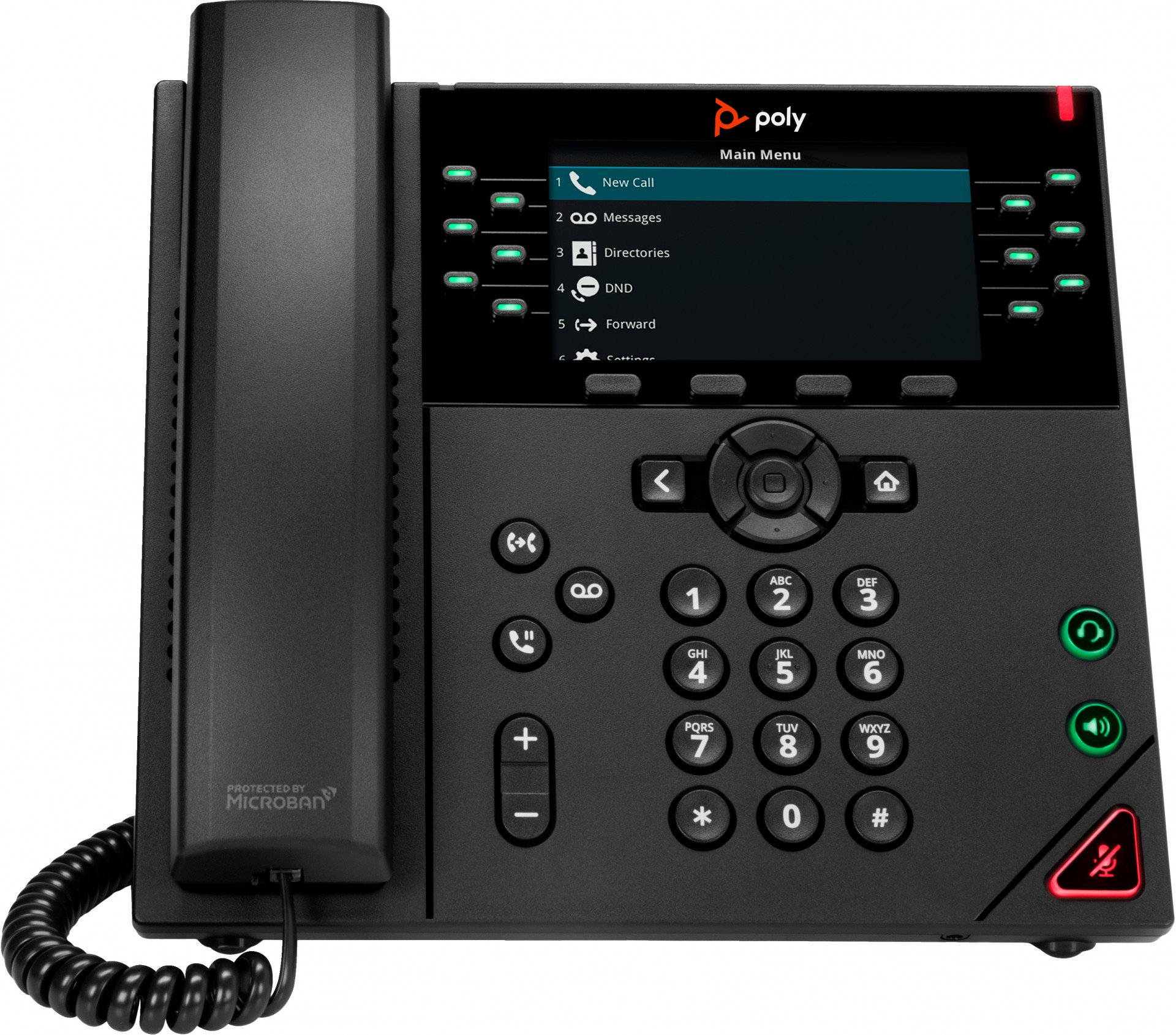 HP POLY VVX 450 12-Line IP Phone  And PoE-enabled  8B1L7AA - eet01