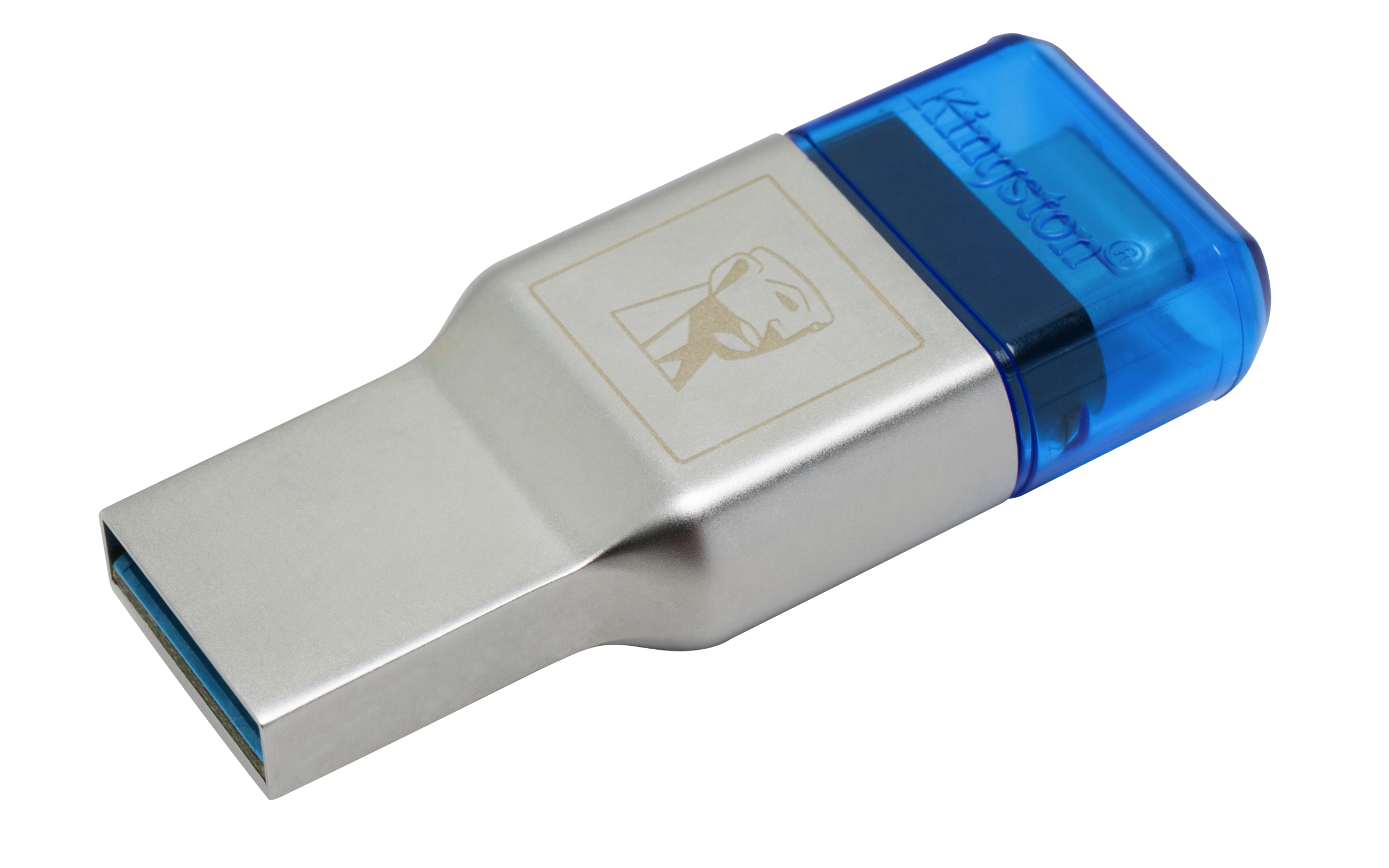 Kingston MobileLite Duo 3C - Card Reader (microSD, MicroSDHC UHS-I, MicroSDXC UHS-I) - USB 3.1 Gen 1 - For Apple MacBook (Early 2015, Early 2016, Mid 2017), MacBook Air (Late 2018), MacBook P - C2000