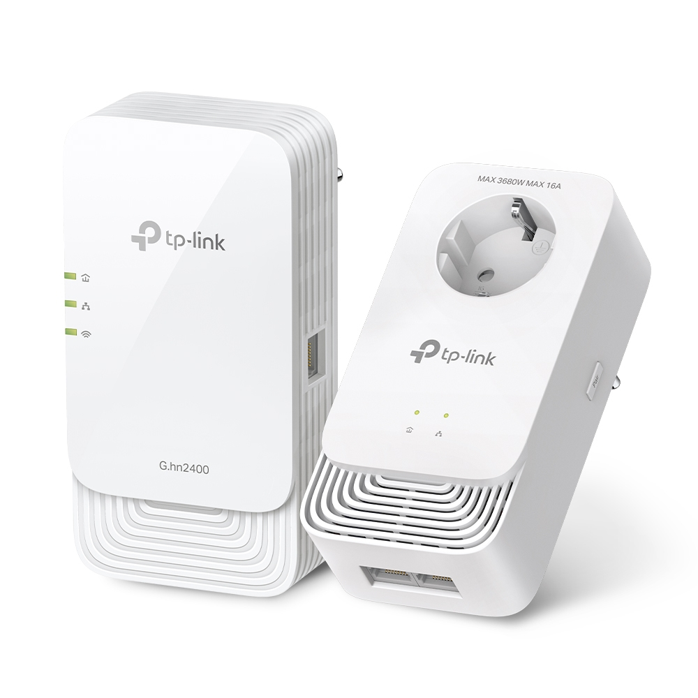 tp link Tp-link G.hn2400 Powerline Ax1800 Wi-fi 6 Kit Pgw2440 Kit - AD01