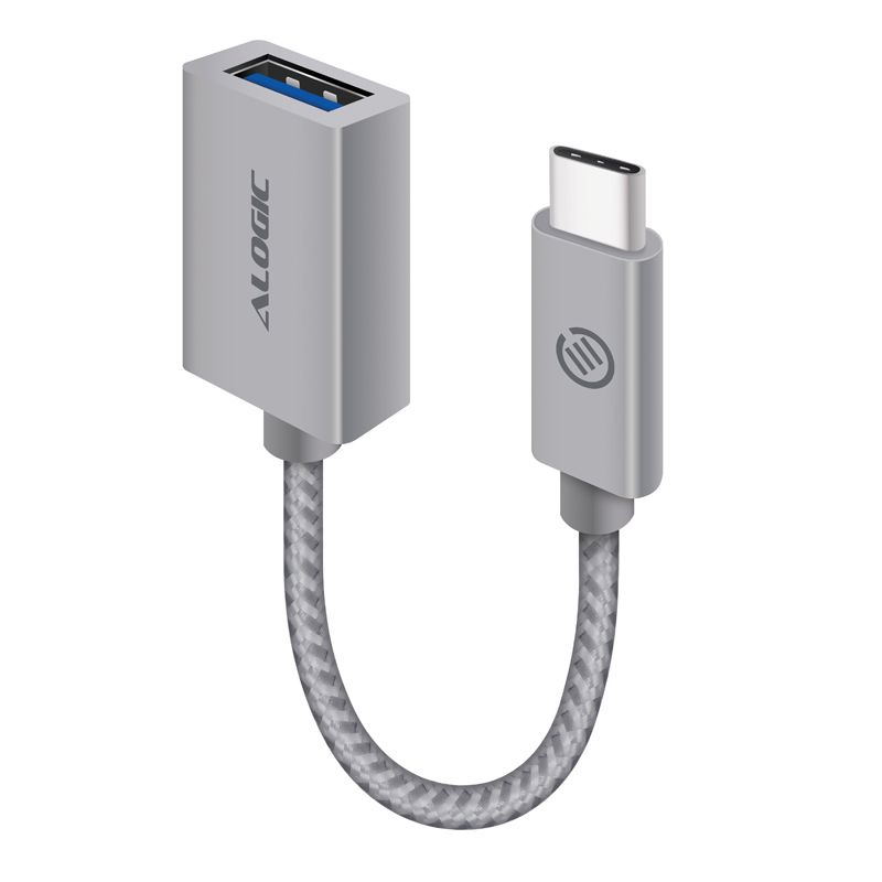 Alogic - Cabling & Adapters      Alogic 15cm Usb 3.1 Usb-c           (male) To Usb-a (female) Adapter    Mu31caf-sgr
