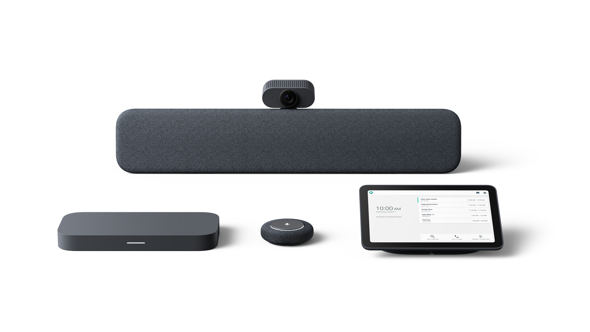 Lenovo Google Meet Series One - Gen 3 - Medium Room Kit - Video Conferencing Kit - With 3 Years Lenovo Premier Support - Charcoal 21N60001UK - C2000