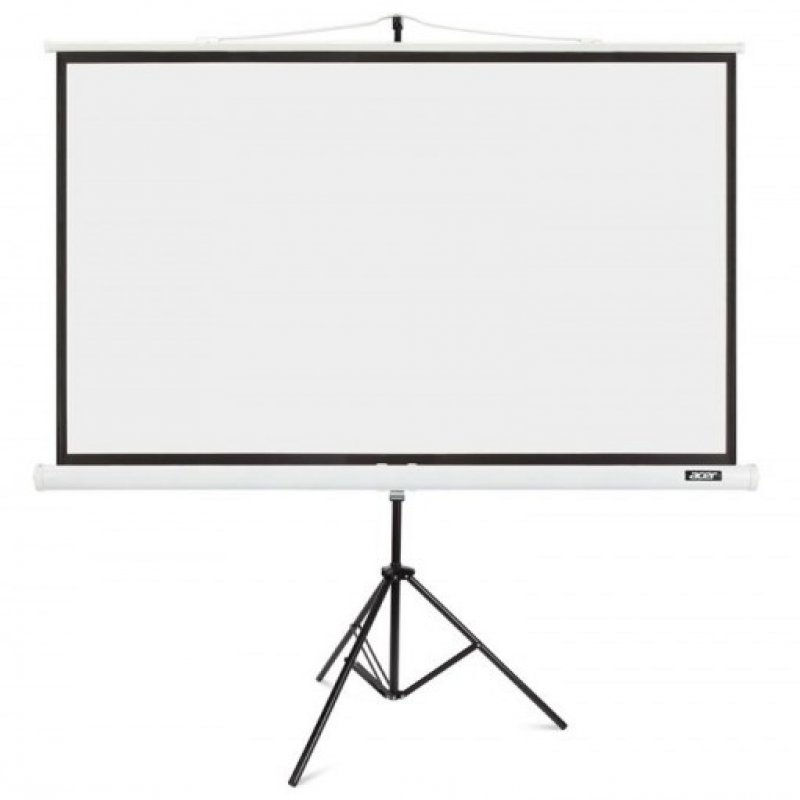 Acer T87-S01MW - Projection Screen With Tripod - 87" (218 Cm) - 4:3 - White MC.JBG11.00F - C2000
