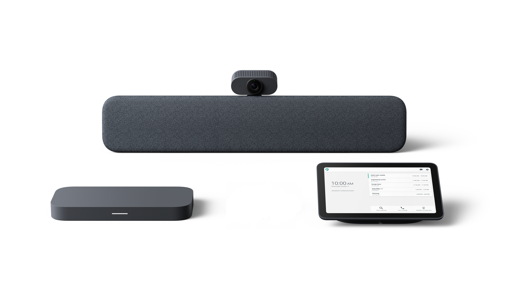 Lenovo Google Meet Series One - Gen 3 - Medium Room Lite Kit - Video Conferencing Kit - With 3 Years Lenovo Premier Support - Charcoal 21N60005UK - C2000