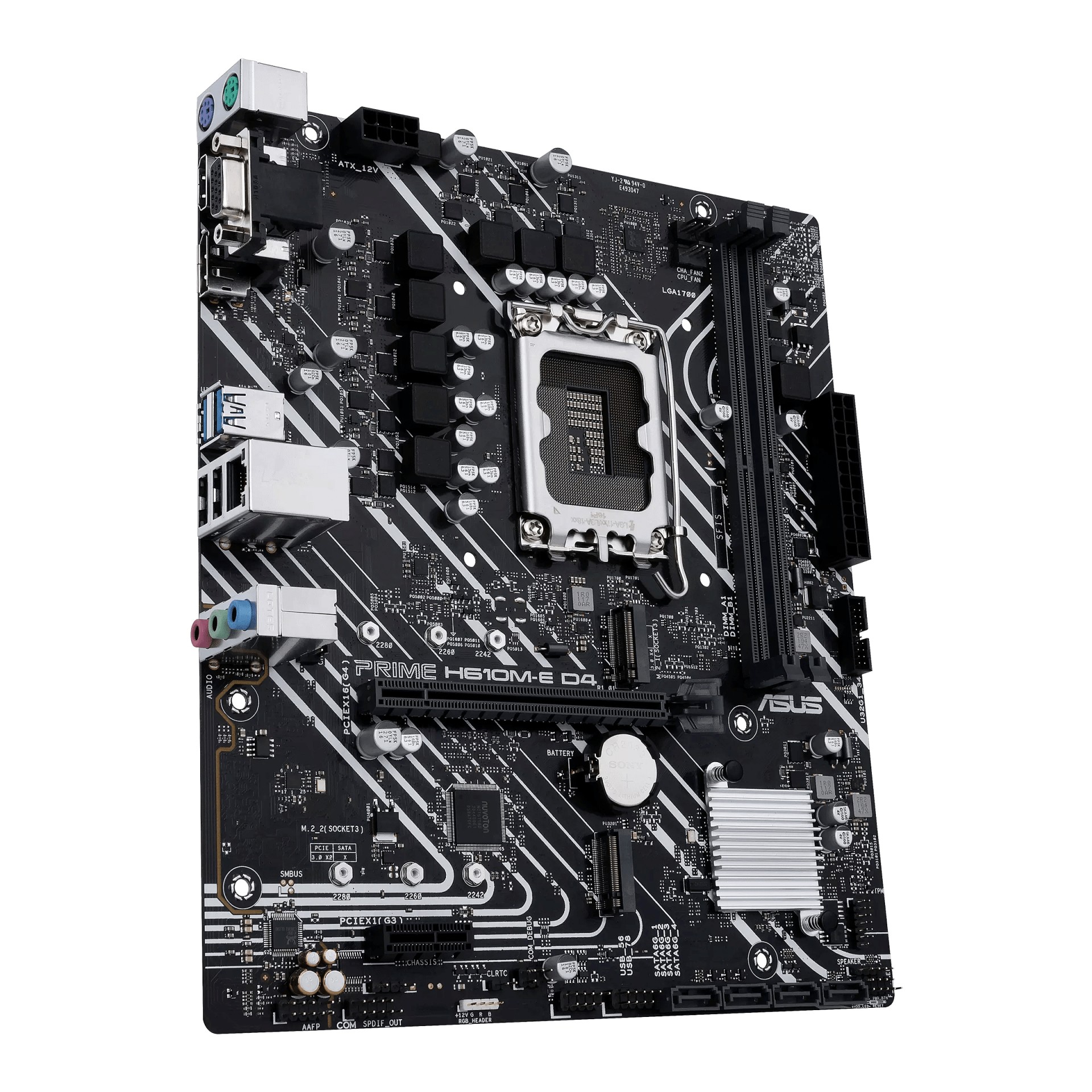 Asus PRIME H610M-E D4-CSM Motherboard 90MB19N0-M0EAYC - C2000