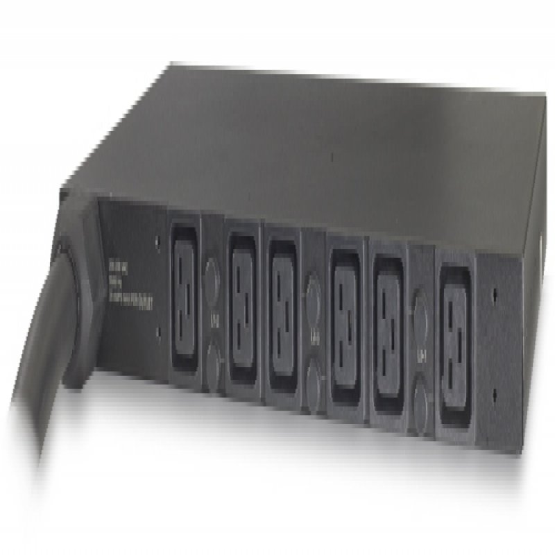 APC Basic Rack PDU - Power Distribution Strip (rack-mountable) - AC 208 V - 3-phase - Input: Hubbell CS8365C - Output Connectors: 6 (IEC 60320 C19) - 1U - 2.4 M Cord - For P/N: SMTL1000RMI2UC - C2000
