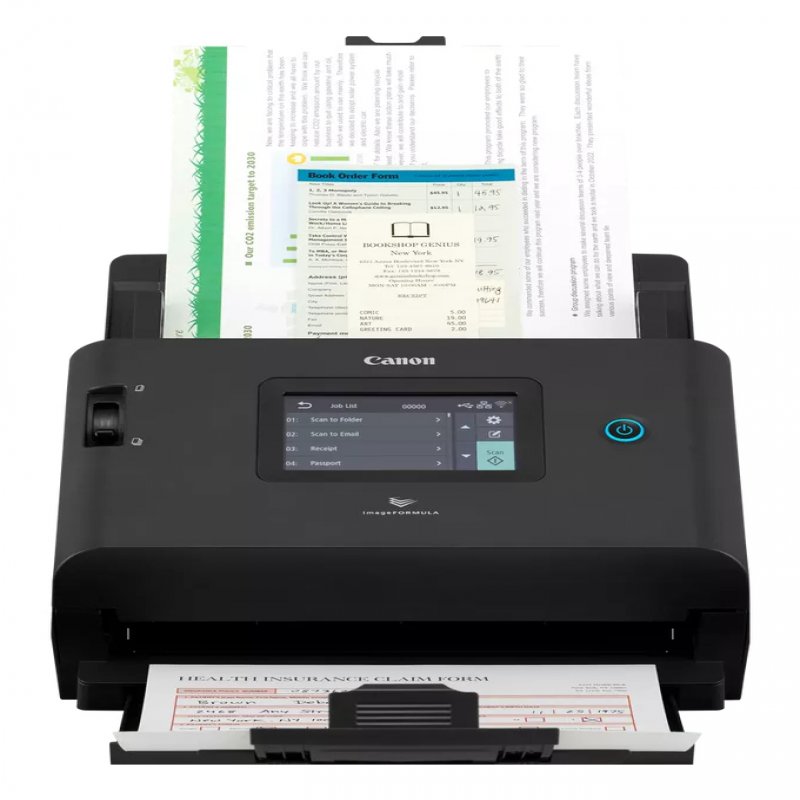 Canon ImageFORMULA DR-S350NW - Document Scanner - Contact Image Sensor (CIS) - Duplex - Max Scan Width: 8.5" - 600 Dpi X 600 Dpi - Up To 50 Ppm (mono) / Up To 50 Ppm (colour) - ADF (60 Sheets - C2000