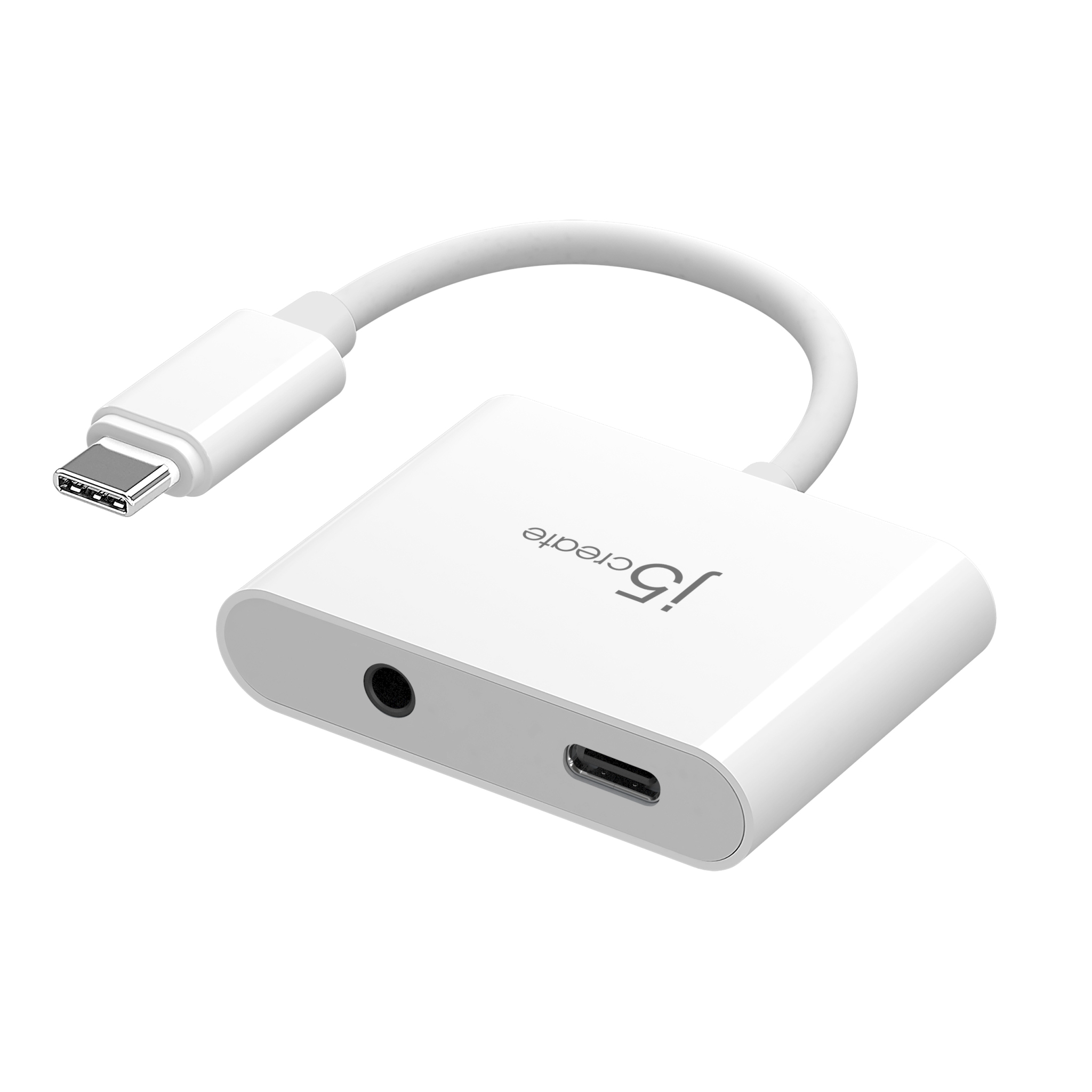 J5create - Adapters & Cables     Usb-c To 3.5mm Audio Adapter        Adapter With Power Delivery         Jca122-n