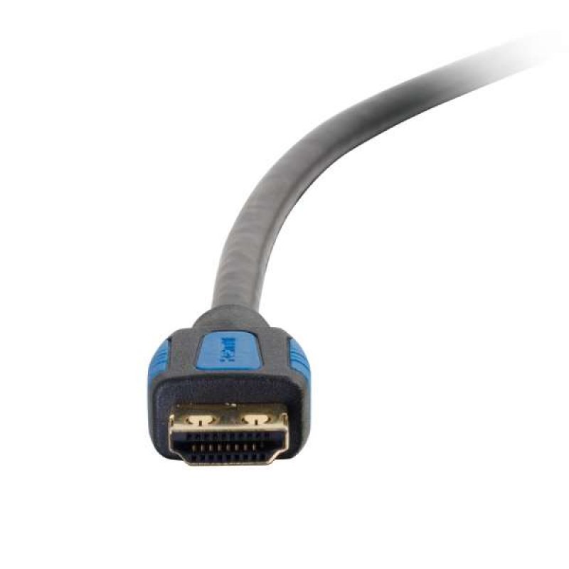 C2G 10ft HDMI Cable With Gripping Connectors - High Speed 4K HDMI Cable - 4K 60Hz - M/M - HDMI Cable With Ethernet - HDMI Male To HDMI Male - 3.05 M - Double Shielded - Black - 4K Support 296 - C2000