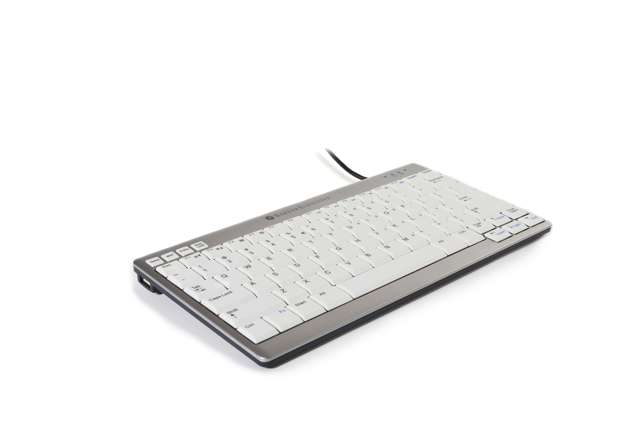 BakkerElkhuizen Ultraboard 950 Keyboard Usb  Qwerty Uk English Silver,  BNEU950UK - eet01