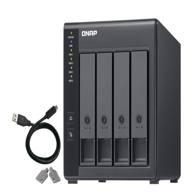Qnap - Nas Dt                    Tr-004 4bay Exp Unit / Das          1x Usb3 Type C                      Tr-004