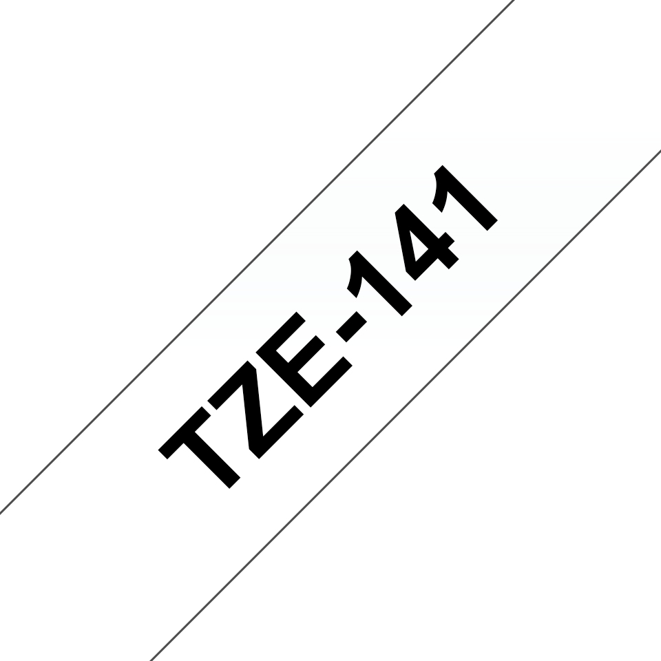 Brother - Consumables Ink Eur    Laminated Tape 18mm                 For Pts Black On Clear              Tze141