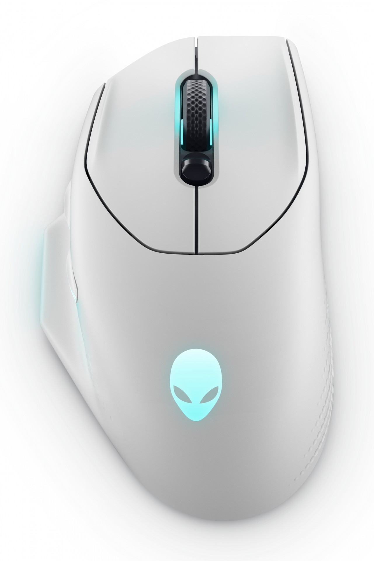 Alienware AW620M - Mouse - Right-handed - Optical - 7 Buttons - Wired, Wireless - USB, 2.4 GHz - Lunar Light - Retail - Box AW620M-W-DEAM - C2000