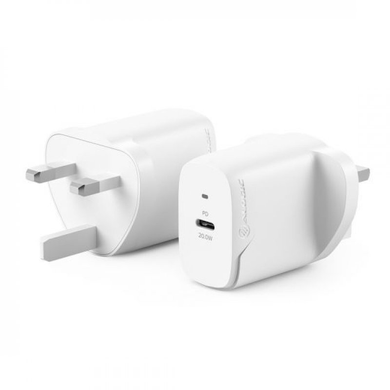 Alogic - Charging & Power        Alogic 2x32 Rapid Power 32w Gan     Charger - Usb-c (20w) + Usb-a (1    Wcg2x32-uk