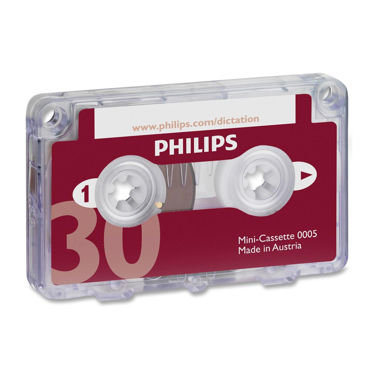 philips Philips 30 Minute Mini Cassettes - Pack Of 10 Lfh0005/60 - AD01