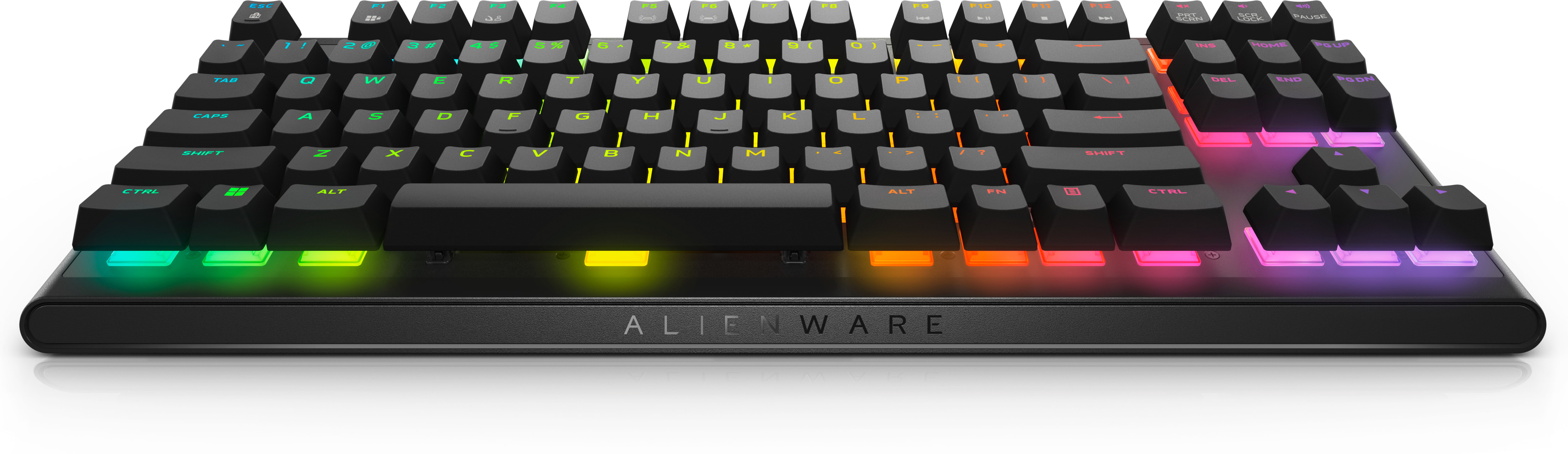 Alienware AW420K - Keyboard - Tenkeyless - Backlit - USB - Key Switch: CHERRY MX Red - Dark Side Of The Moon - Retail - Box AW420K-B-WW - C2000