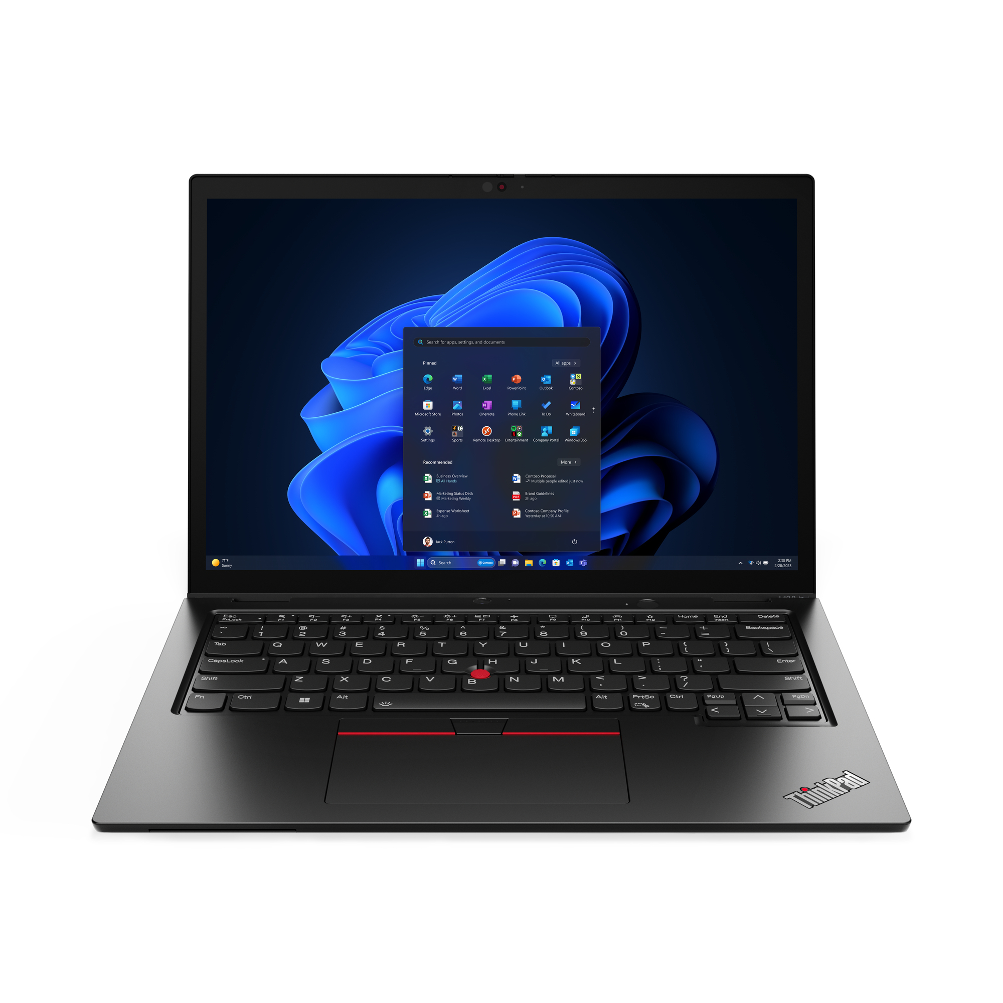 13.3 Lenovo ThinkPad L13 2-in-1 G5 Core Ultra 7 155U 16GB RAM 512GB SSD (1920x1200) WUXGA IPS Touchscreen W11P, 1 Year Premier Support Warranty