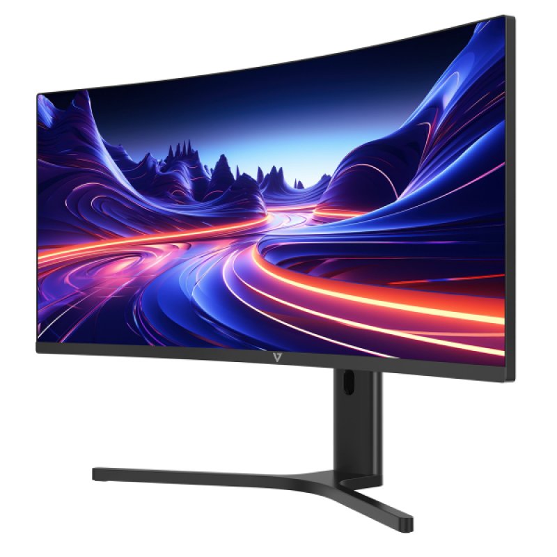 V7 - Accessories                 34in Usb-c 3440 X 1440 Monitor      Curved 65w Pd Hub 350 Nit 21:9      L340wq-has-e