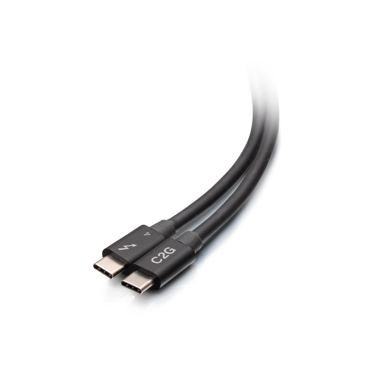 C2G 6ft Thunderbolt 4 USB C Active Cable - USB C To USB C - 40Gbps - M/M - Thunderbolt Cable - 24 Pin USB-C (M) To 24 Pin USB-C (M) - USB 3.2 / DisplayPort 2.1 / Thunderbolt 4 - 30 V - 1.83 M - C2000