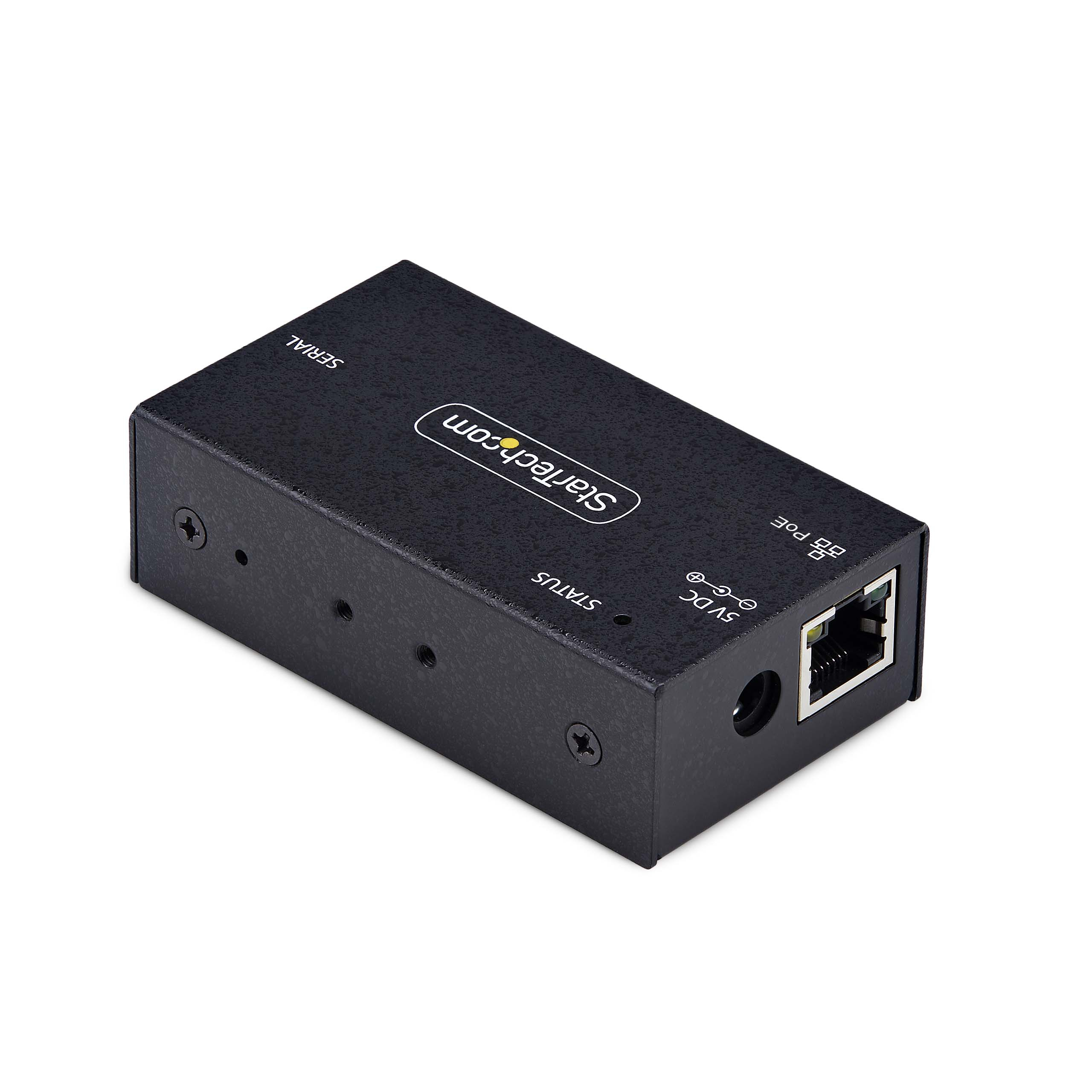 StarTech.com Serial To Ethernet Adapter, IP LAN To RS232 DB9 Converter - Device Server - PoE - 100Mb LAN, RS-232 - Wall / DIN Rail Mountable - TAA Compliant I13P-SERIAL-ETHERNET - C2000