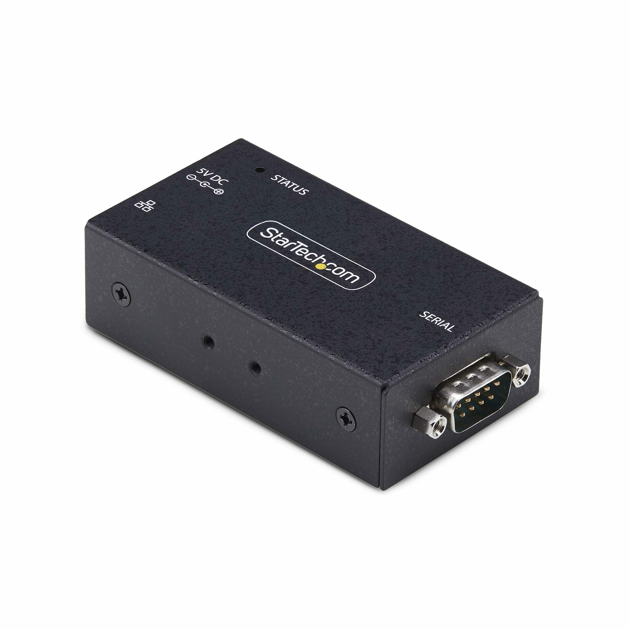 StarTech.com Serial To Ethernet Adapter, IP LAN To RS232 DB9 Converter - Device Server - 100Mb LAN, RS-232 - Wall / DIN Rail Mountable - TAA Compliant I13-SERIAL-ETHERNET - C2000