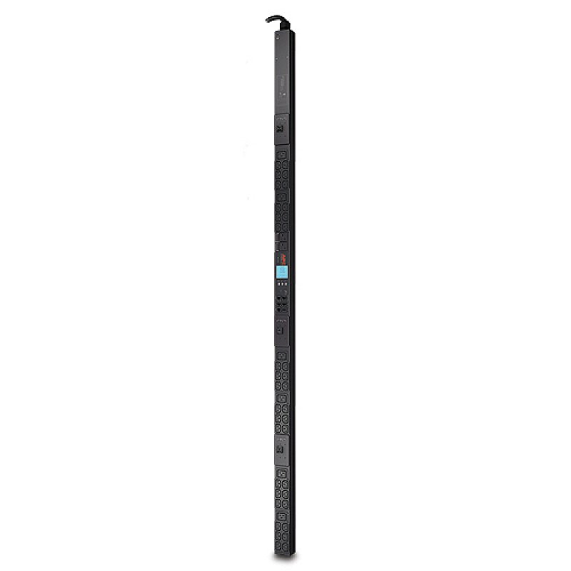 APC Metered Rack PDU - Power Distribution Strip (rack-mountable) - AC 208 V - 8.6 KW - Input: NEMA L21-30 - Output Connectors: 44 (power IEC 60320 C13, IEC 60320 C19, NEMA 5-20) - 0U - Black  - C2000
