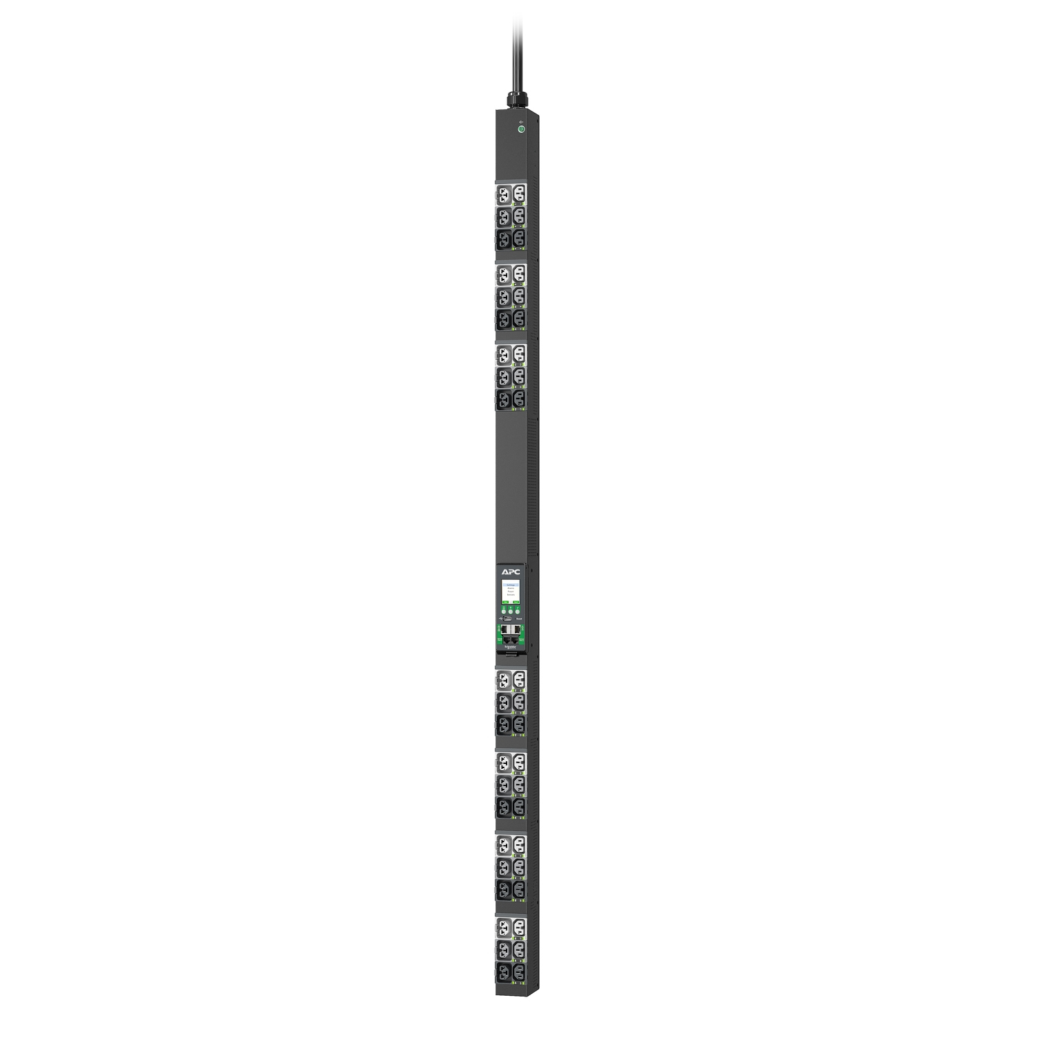 APC NetShelter Rack PDU Advanced - Power Distribution Unit (rack-mountable) - Switched - AC 400/415 V - 11.5 KW - 11500 VA - 3-phase - Ethernet 10/100/1000, Ethernet 10/100 - Input: IEC 60309 - C2000