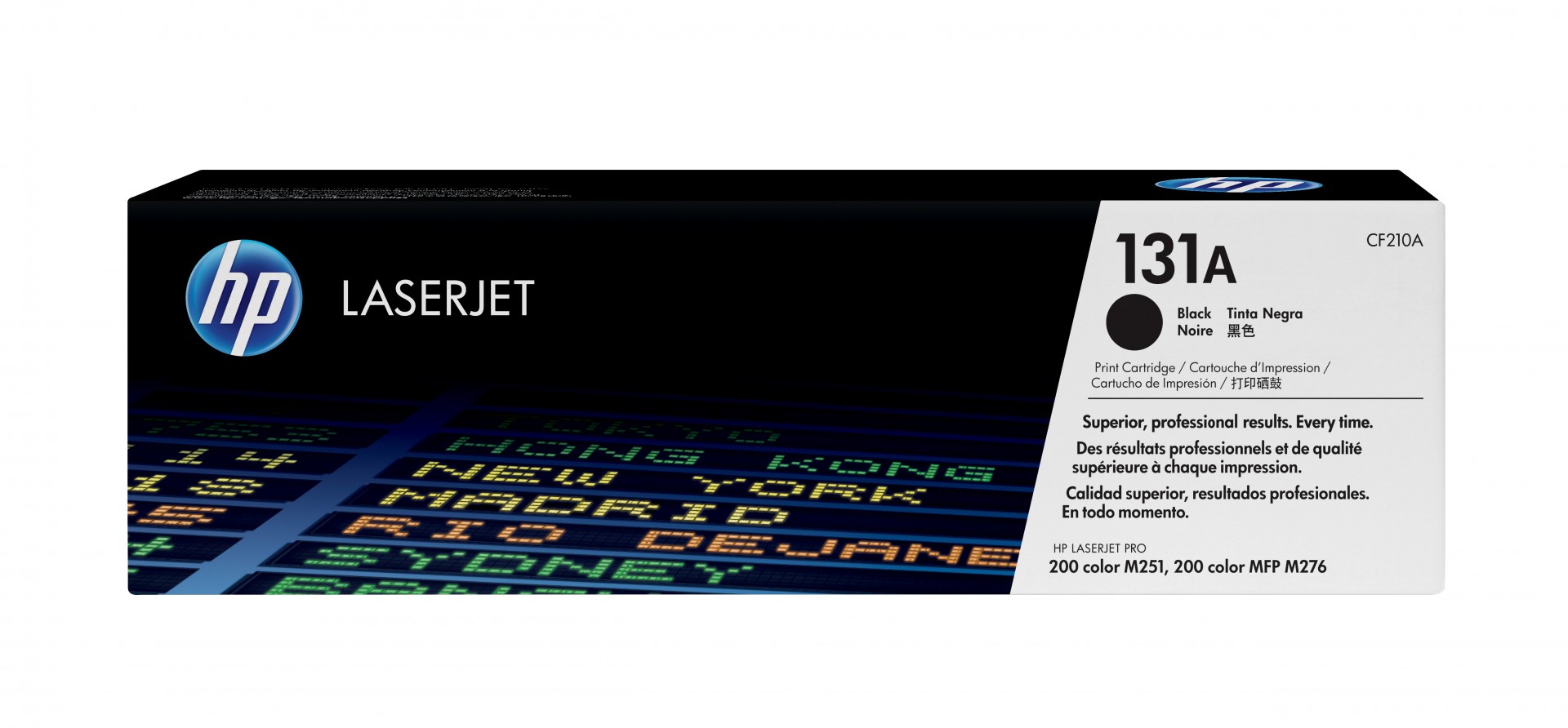 HP 131A - CF210A - 1 X Black - Toner Cartridge - For LaserJet Pro 200 M251n, 200 M251nw, 200 MFP M276n, 200 MFP M276nw CF210A - C2000
