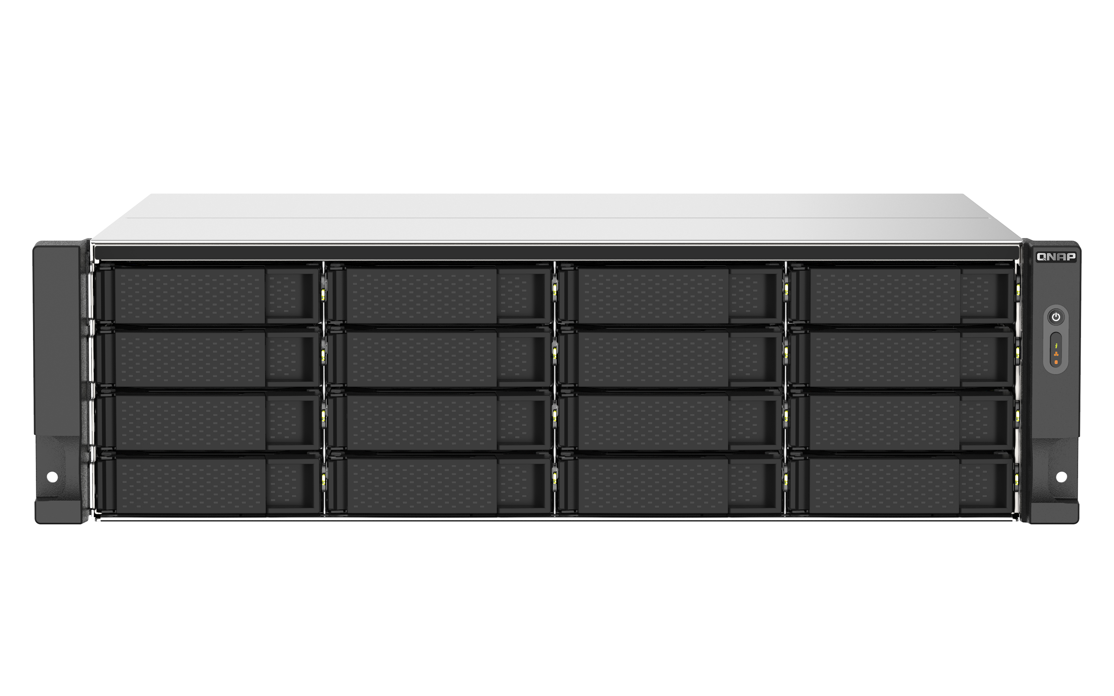 QNAP TS-1673AU-RP - NAS Server - 16 Bays - Rack-mountable - SATA 6Gb/s - RAID 0, 1, 5, 6, 10, JBOD, 5 Hot Spare, 6 Hot Spare, 10 Hot Spare - RAM 16 GB - Gigabit Ethernet / 2.5 Gigabit Etherne - C2000