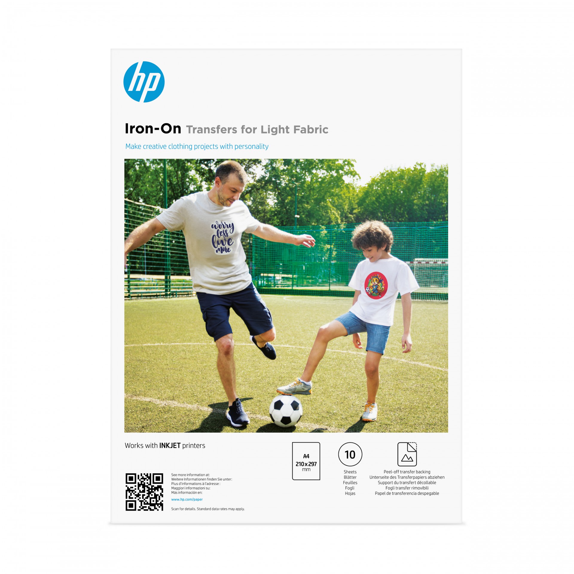Hp Iron-on Transfers For Light Fabri Aa7n8a - WC01