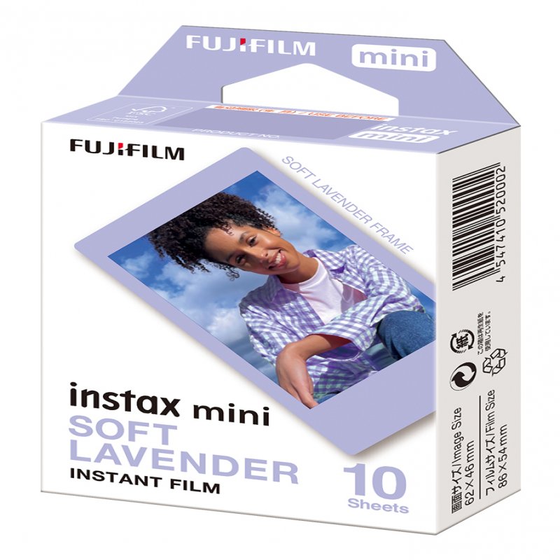 Fujifilm Instax Mini Soft Lavender Film  16812376 - eet01