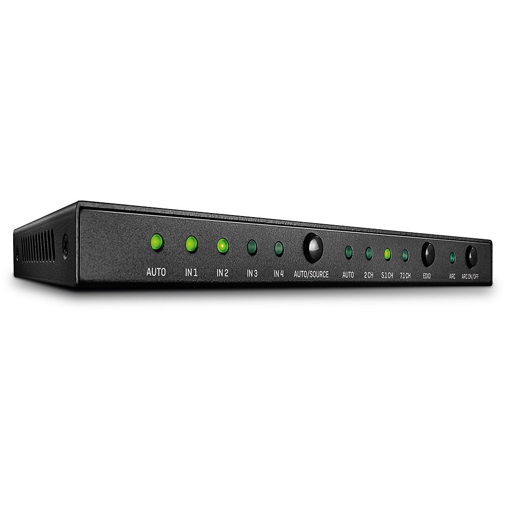 Lindy Matrix Switches & Splitter 4 Port Hdmi 2.0 18g Switch With     Audio                               38249