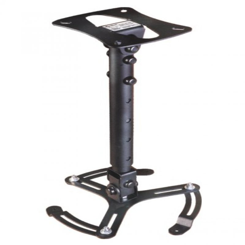 Pm1c-b edbak Universal Projector Ceiling Mount (3 Fixing Points), Black 15kg Load 3 Point Fixing - NA01
