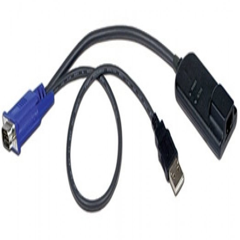 Dell Server Interface Module For VGA USB Keyboard Mouse Supporting Virtual Media CAC And USB2.0. Used With Dell DMPU And Dell DAV KMV Console Servers And All Power Edge KVMs.  TAA Compliant A - C2000