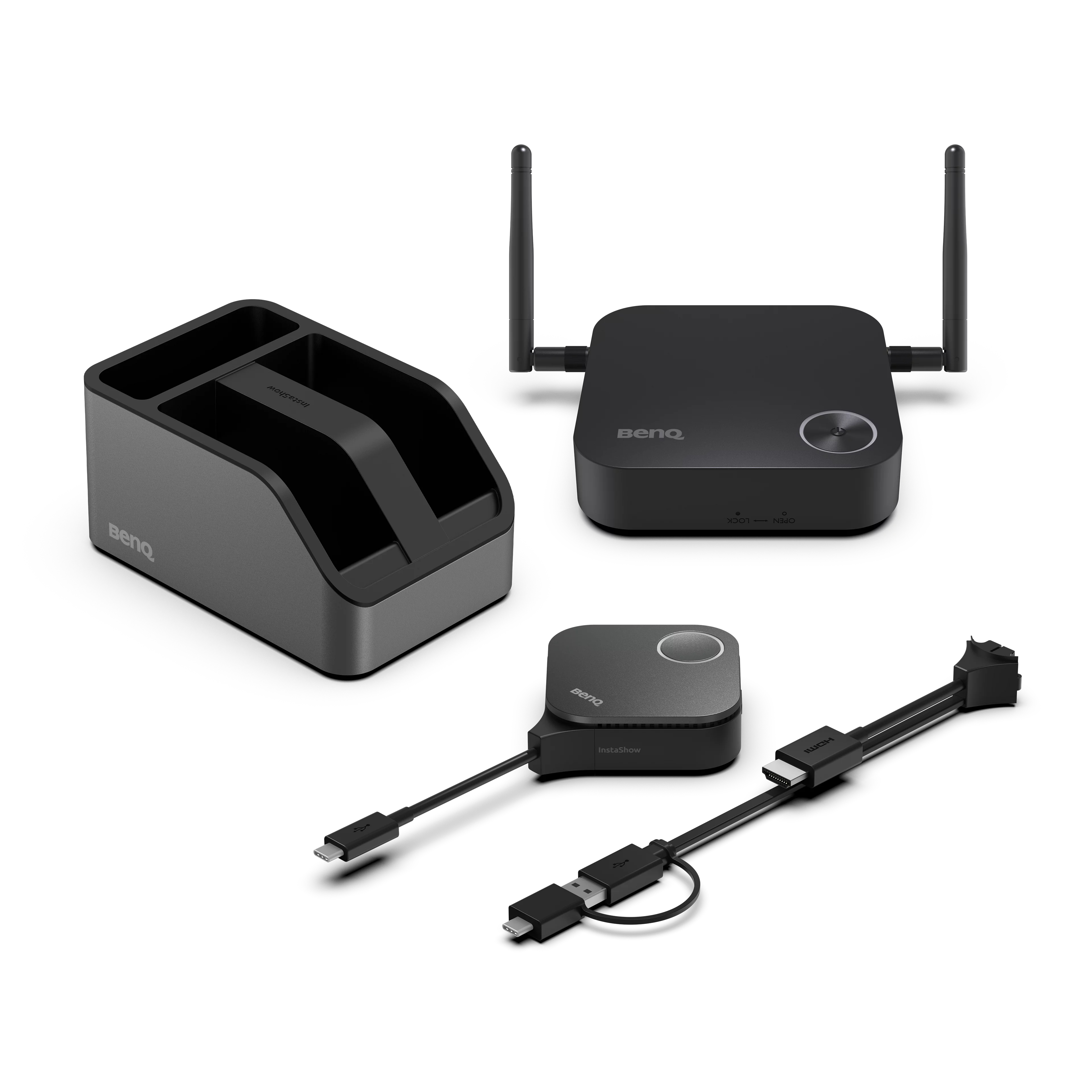 Benq - Wrls Collaboration Device Wdc15 4k Pure Hw Solution X1        Button With 1 X Usb-c 1x Hdmi Sw    9h.k0eby.e0e