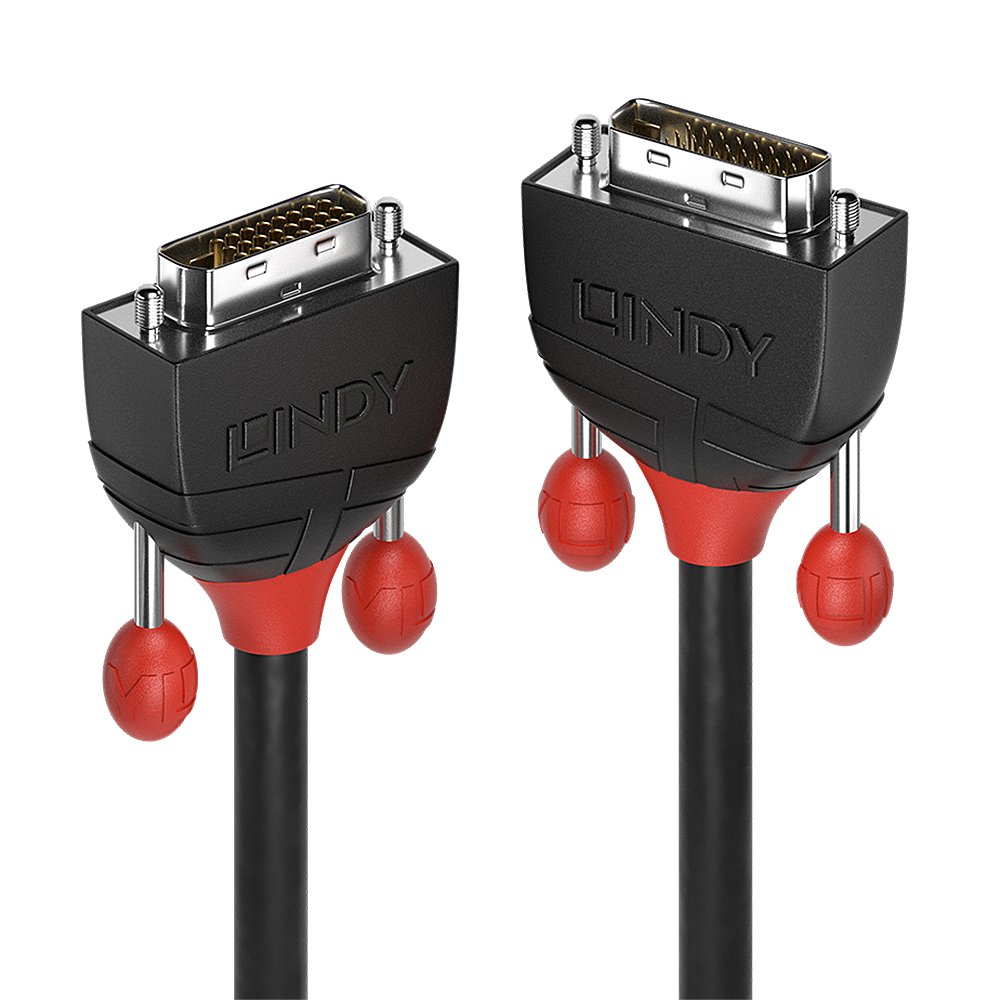 Lindy Cables & Adapters          1m Dvi-d Dual Link Cbl              Black Line                          36251