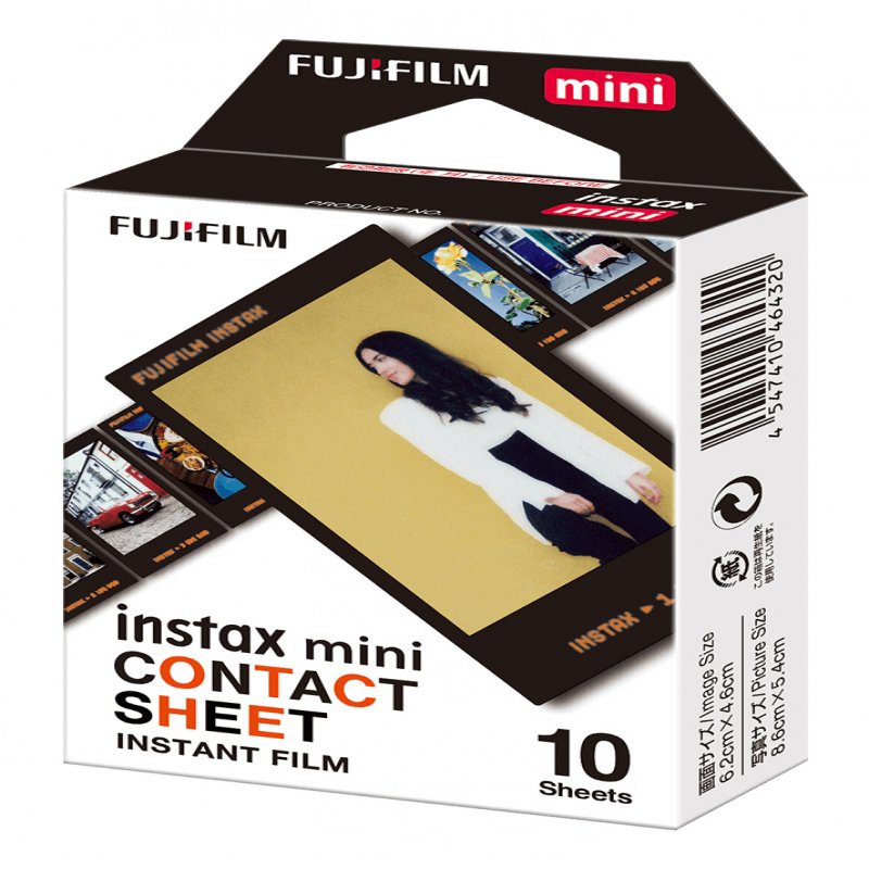 Fujifilm Instax Mini Contact Sheet  Film Black  16746486 - eet01