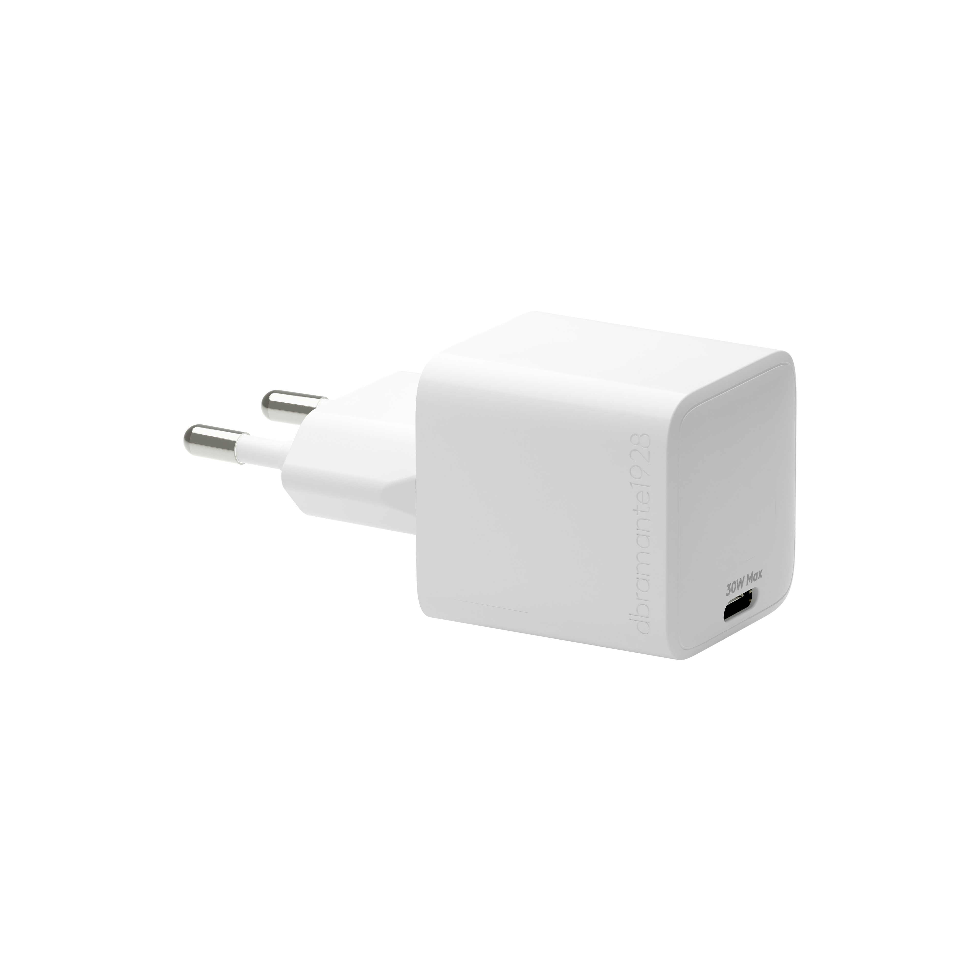 Dbramante1928 Re-charge - Power Adapter - 30 Watt - PD, QC (24 Pin USB-C) - White - Europe CH30EUWH7097 - C2000