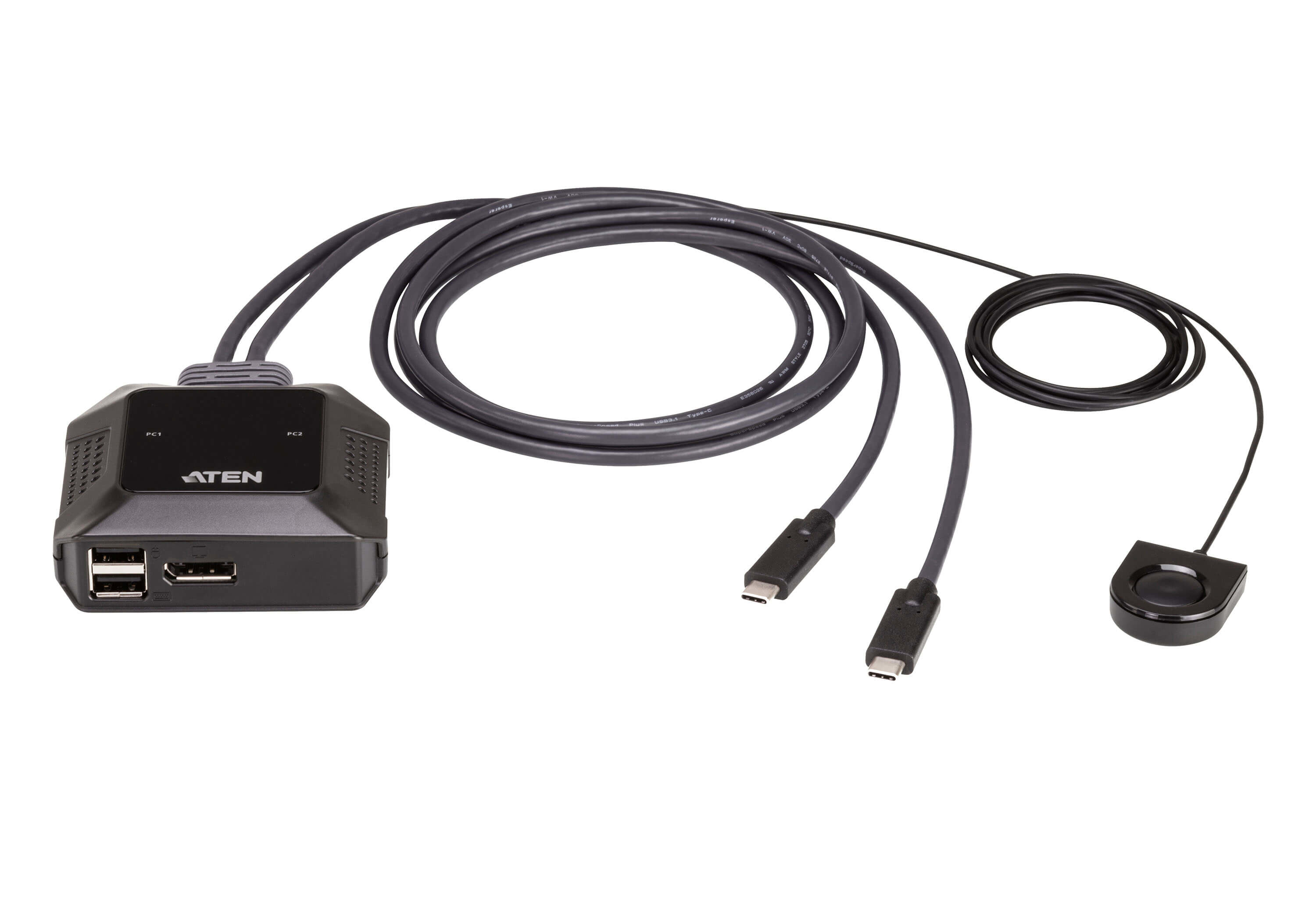 Aten 2-Port USB-C 4K DisplayPort  KVM Switch  US3312-AT - eet01