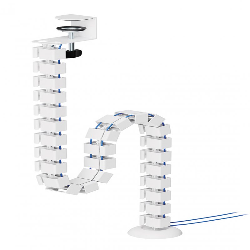 Neomounts - Cable Management Spine - Clamp-on Design, Universal - White ADS06-131WH - C2000
