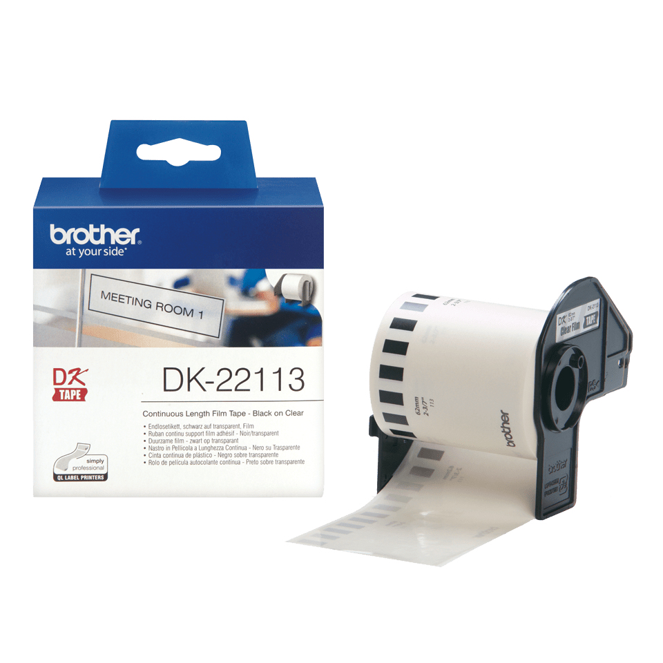 Brother - Consumables Ink Eur    Dk Continuous Labels                Colorless F/ Ql-500/550 Film        Dk22113