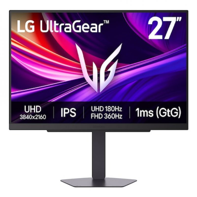 27" 4K UHD 180Hz Gaming Monitor With HDMI 2.1 & Height Adjustable Stand 27G810A-B.AEK - C2000