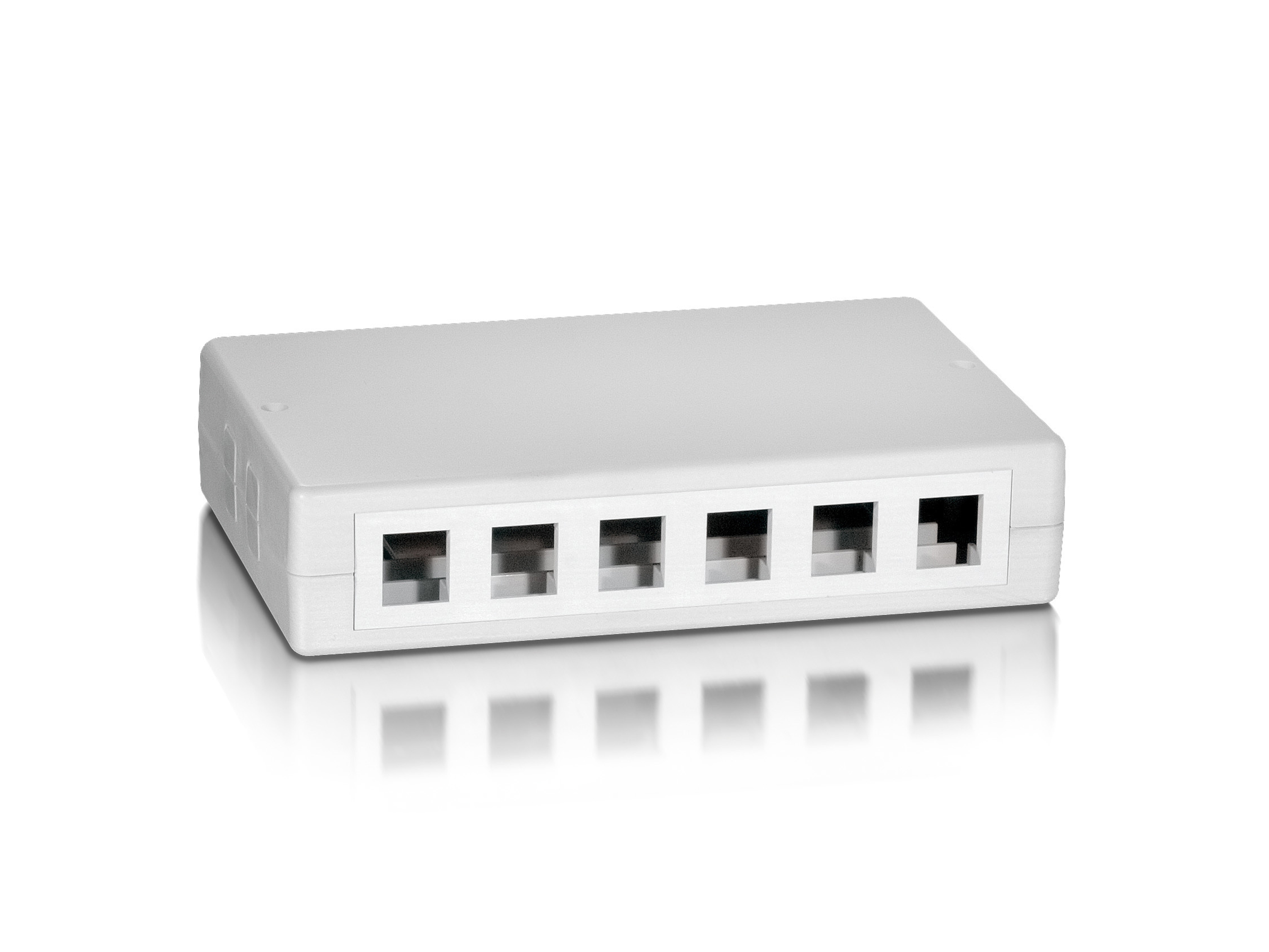Equip 12-Port Keystone Jack Surface  Mount Box  125460 - eet01