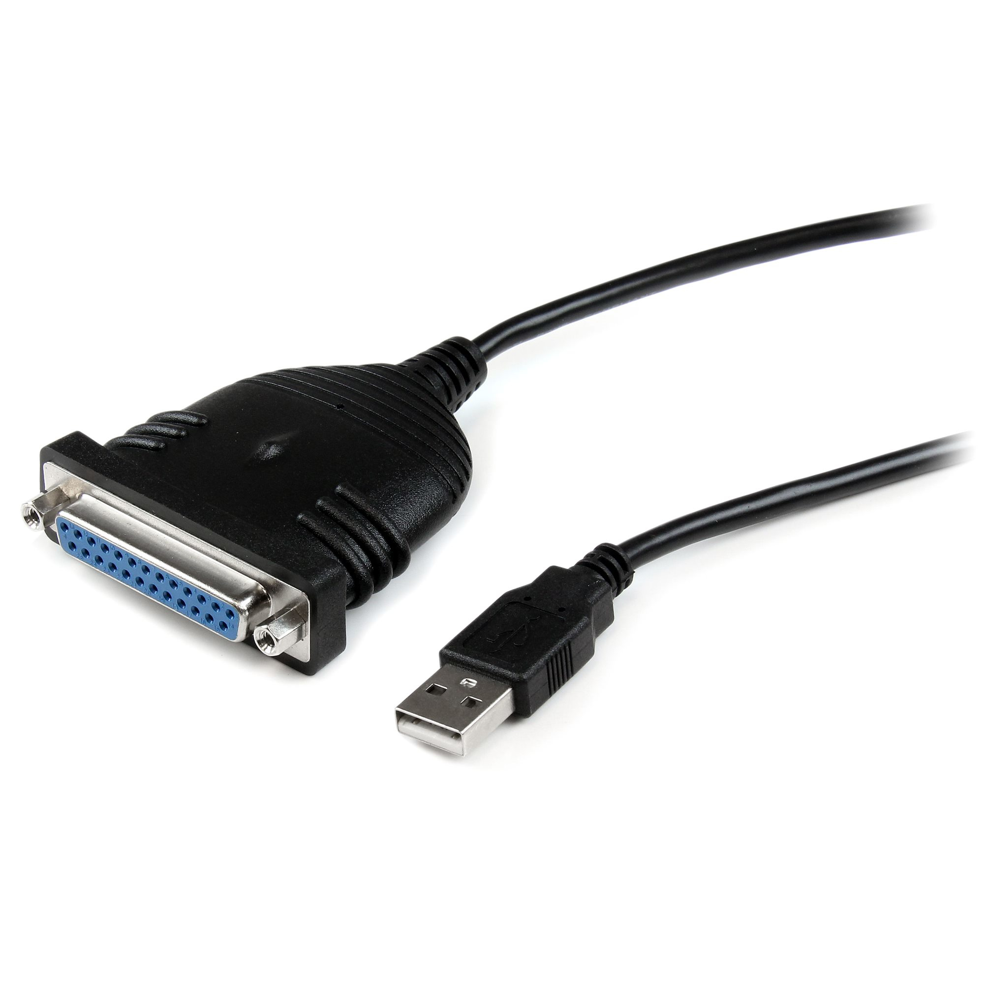 StarTech.com 6 Ft / 2m USB To DB25 Parallel Printer Adapter Cable - 2 Meter USB To IEEE-1284 Printer Cable - USB A To DB25 M/F (ICUSB1284D25) - Parallel Adapter - USB 2.0 - IEEE 1284 ICUSB128 - C2000