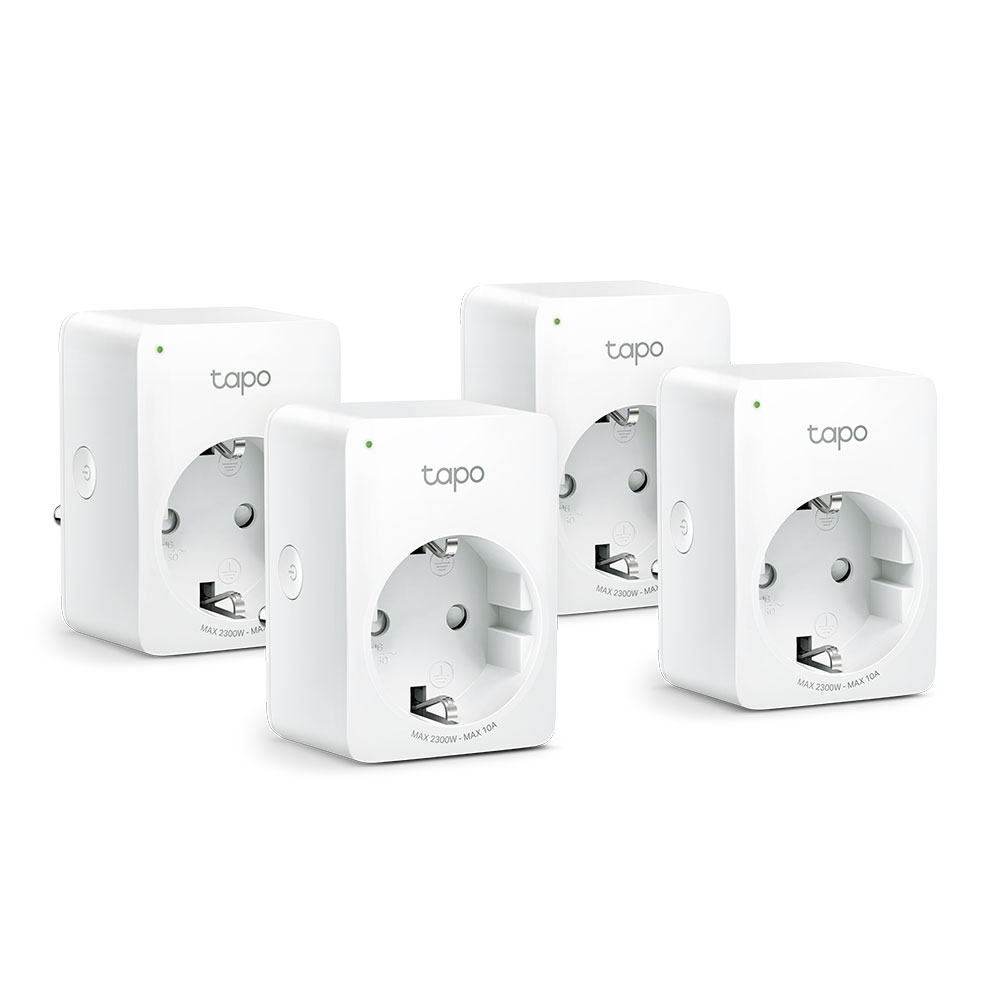 Tapo P100 V2 - Smart Plug - Wireless - 802.11b/g/n, Bluetooth 4.2 - 2.4 Ghz (pack Of 4) TAPO P100(4-PACK) - C2000