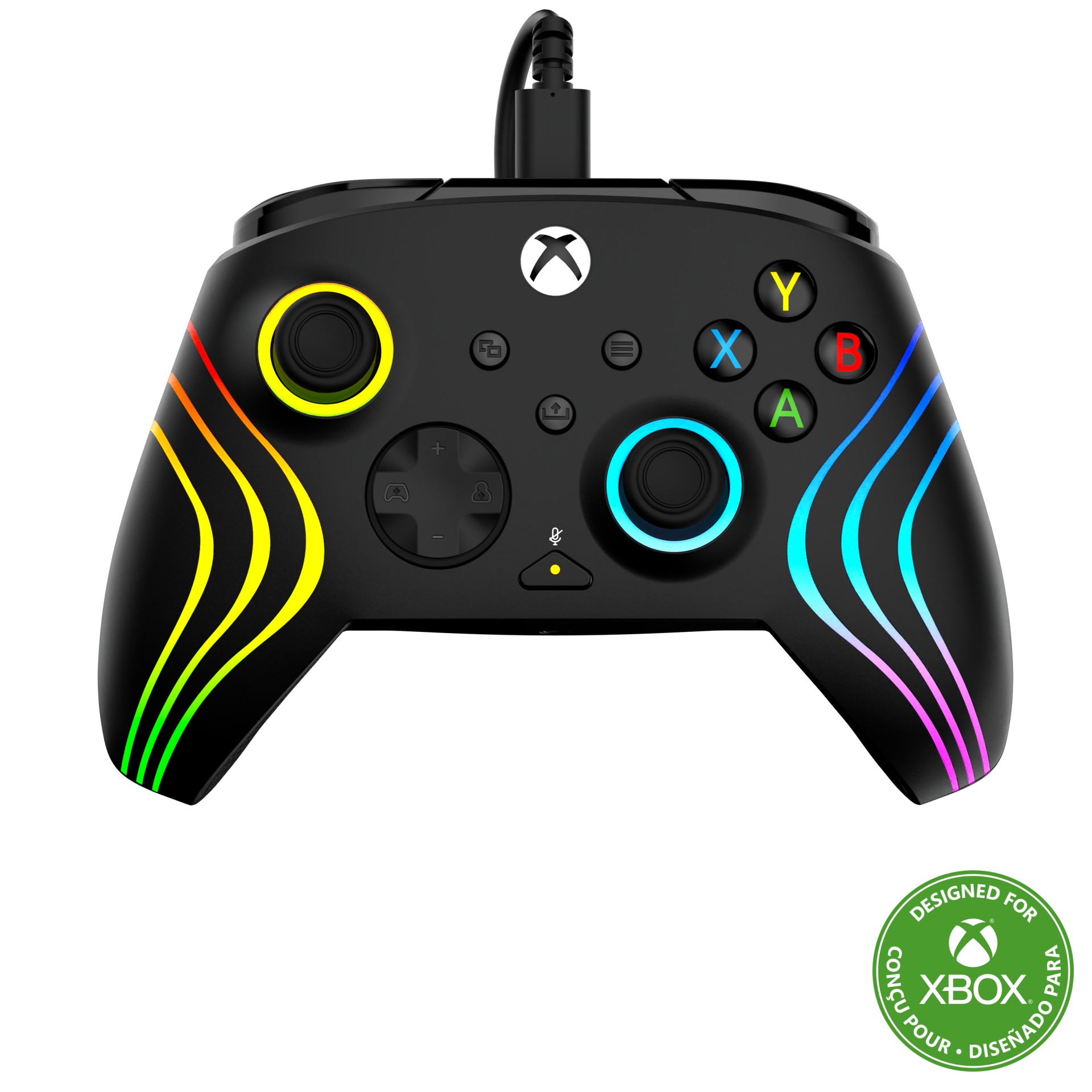 turtle beach Turtle Beach Afterglow Wave Black Wired Usb-c Rgb Xbox Gaming Controller Tbc-2002-05 - AD01