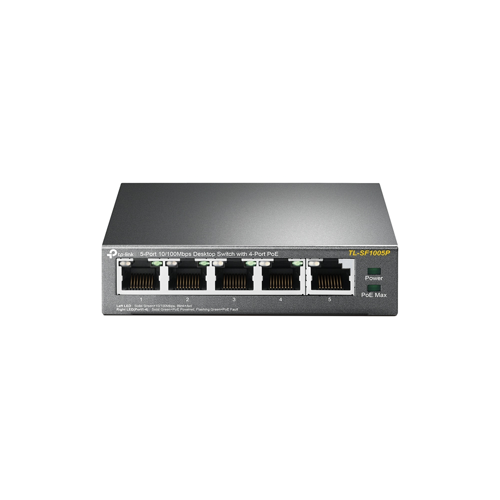 5-port 10/100 Mbps Switch 4port Poe+ Tl-sf1005p - WC01